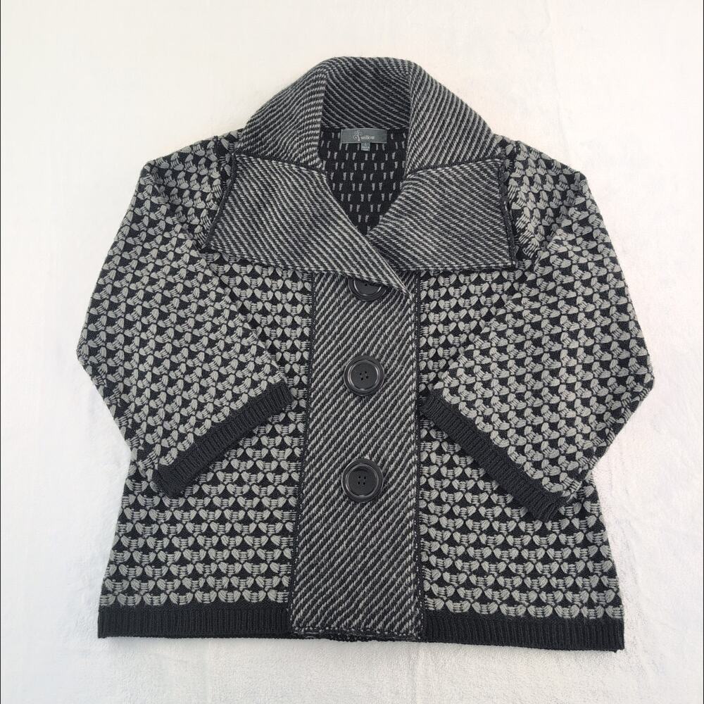 Willow Large Button Cardigan Sweater Wool Blend Women's Size Large